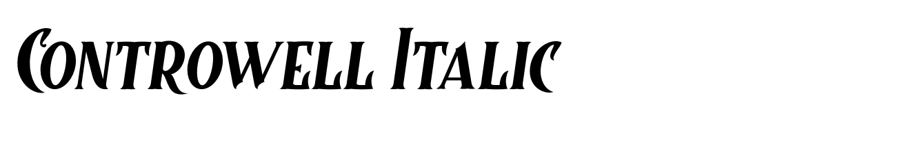 Controwell Italic